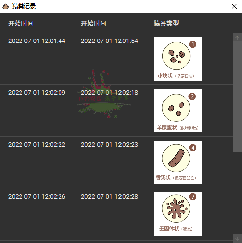 每日猿粪 v1.0 记录你每天的大便情况